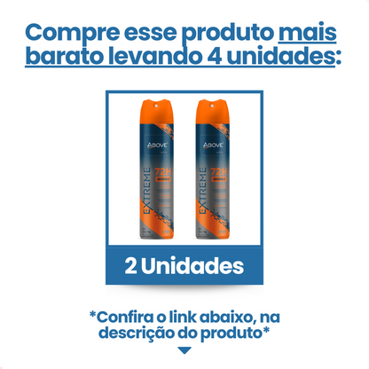 Desodorante Above Men Aerossol Extreme Sport 72 horas 150ml
