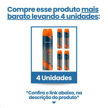 Desodorante Above Men Aerossol Extreme Sport 72 horas 150ml