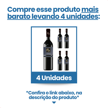 Vinho Tinto Espanhol Fla com 750ml
