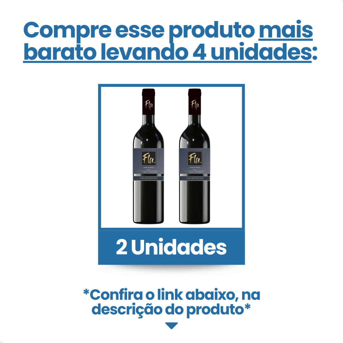 Vinho Tinto Espanhol Fla com 750ml
