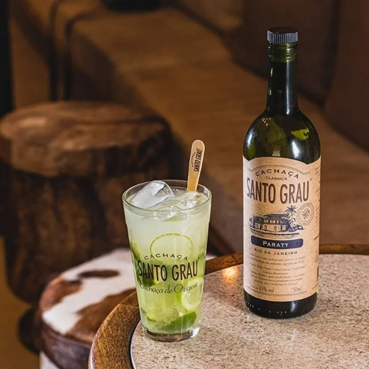 Cachaca Santo Grau Paraty 750ml Garrafa Original Nota Fiscal