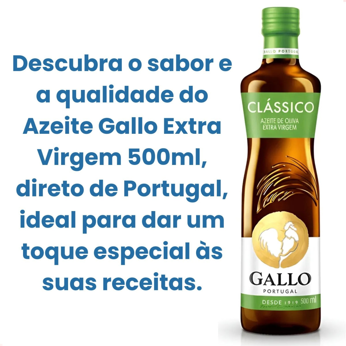 Azeite De Oliva Portugues Extra Virgem Gallo 500ml Original