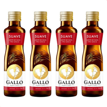 Kit Com 4 Azeite De Oliva Tipo Único Suave Original 250Ml