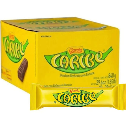 Chocolate Garoto Caribe Candybar Caixa 30 Unidades 28g