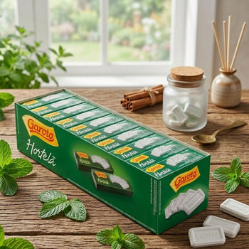 Bala Pastilha Garoto Hortelã Caixa 680g Com 40 Und De 17g