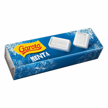 Bala Pastilha Garoto Menta Caixa 680g Com 40 Und De 17g