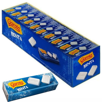 Bala Pastilha Garoto Menta Caixa 680g Com 40 Und De 17g