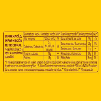 Chocolate Garoto Caju e Passas Caixa Com16 Und de 80g