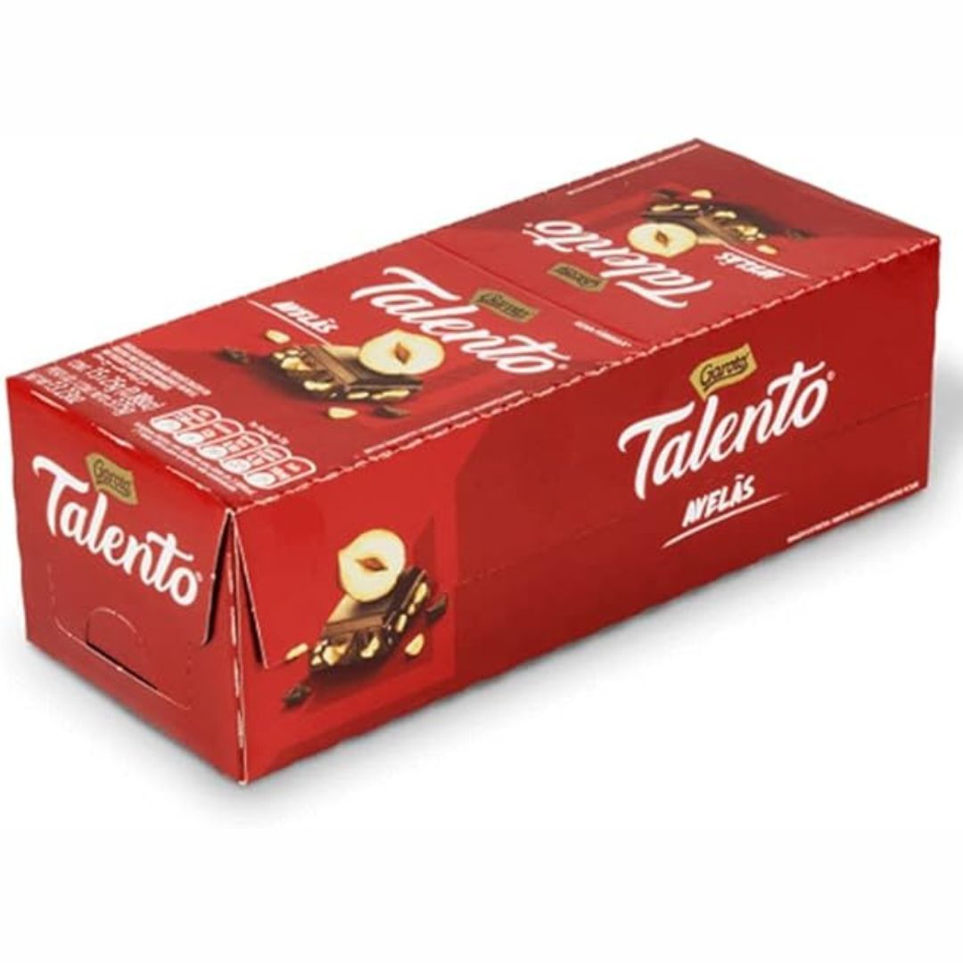 Chocolate Talento Avela Garoto Caixa Com 15 Und de 25g
