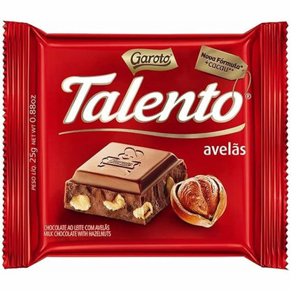 Chocolate Talento Avela Garoto Caixa Com 15 Und de 25g