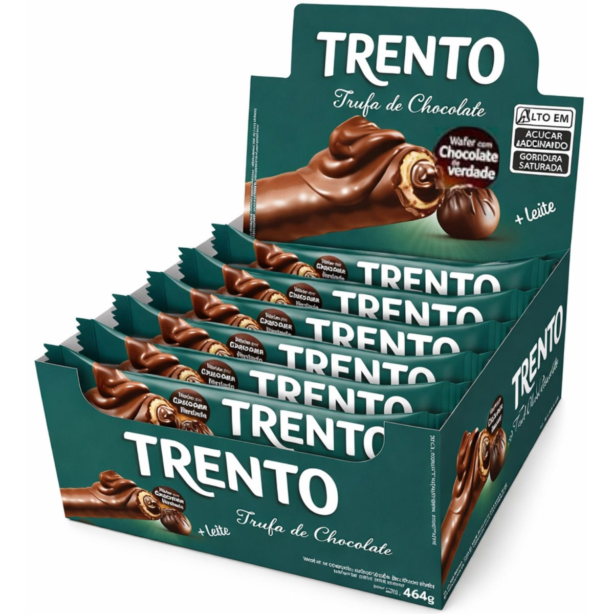 Chocolate Wafer Trento Trufa Caixa Com 16 Und De 29g