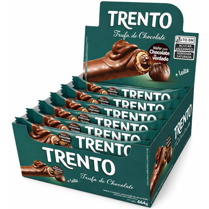 Chocolate Wafer Trento Trufa Caixa Com 16 Und De 29g