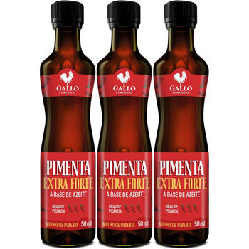 Kit 3 Pimenta Gallo Tipo Unico Extra Forte 50ml