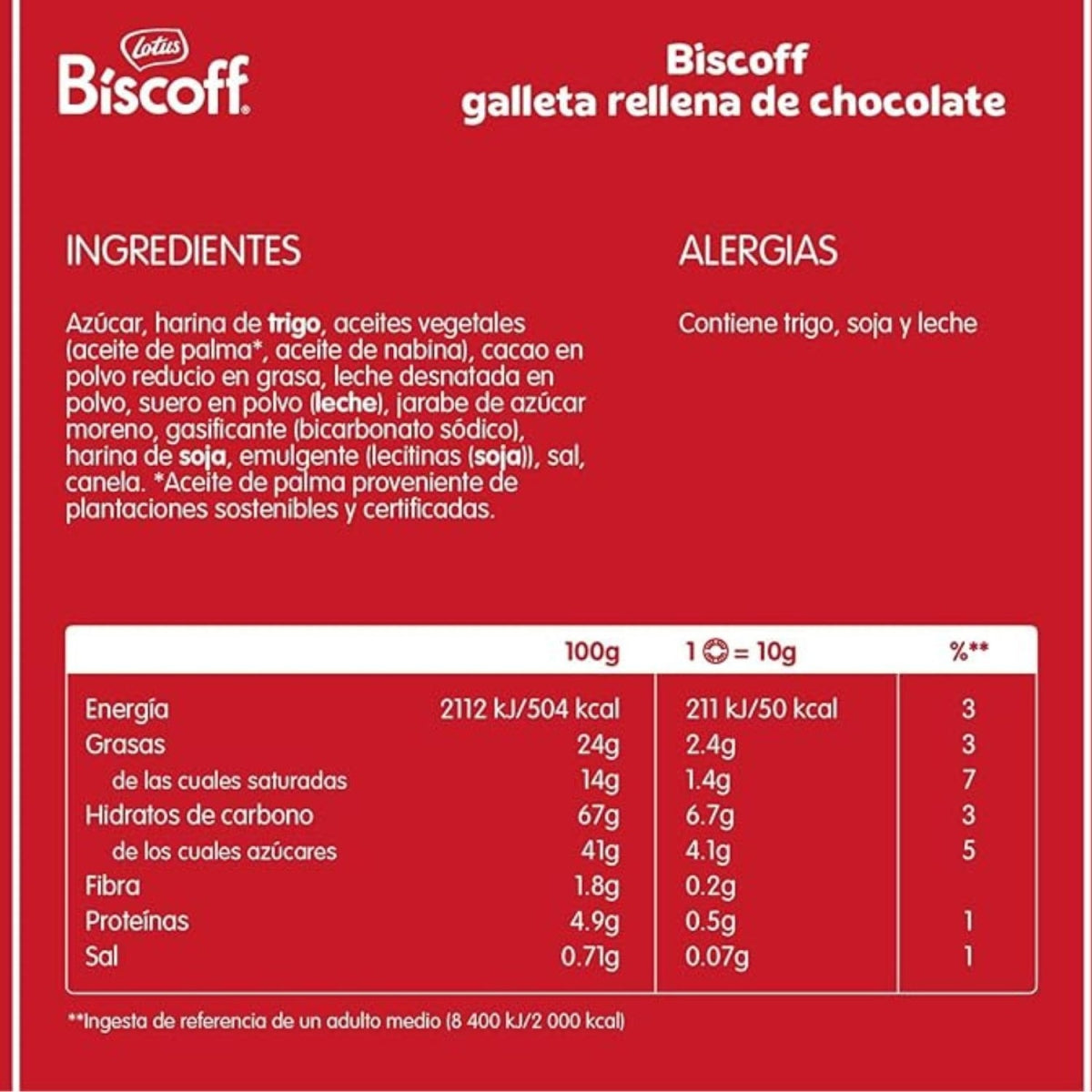 Biscoito Lotus Biscoff Recheado com Chocolate ao Leite 110g