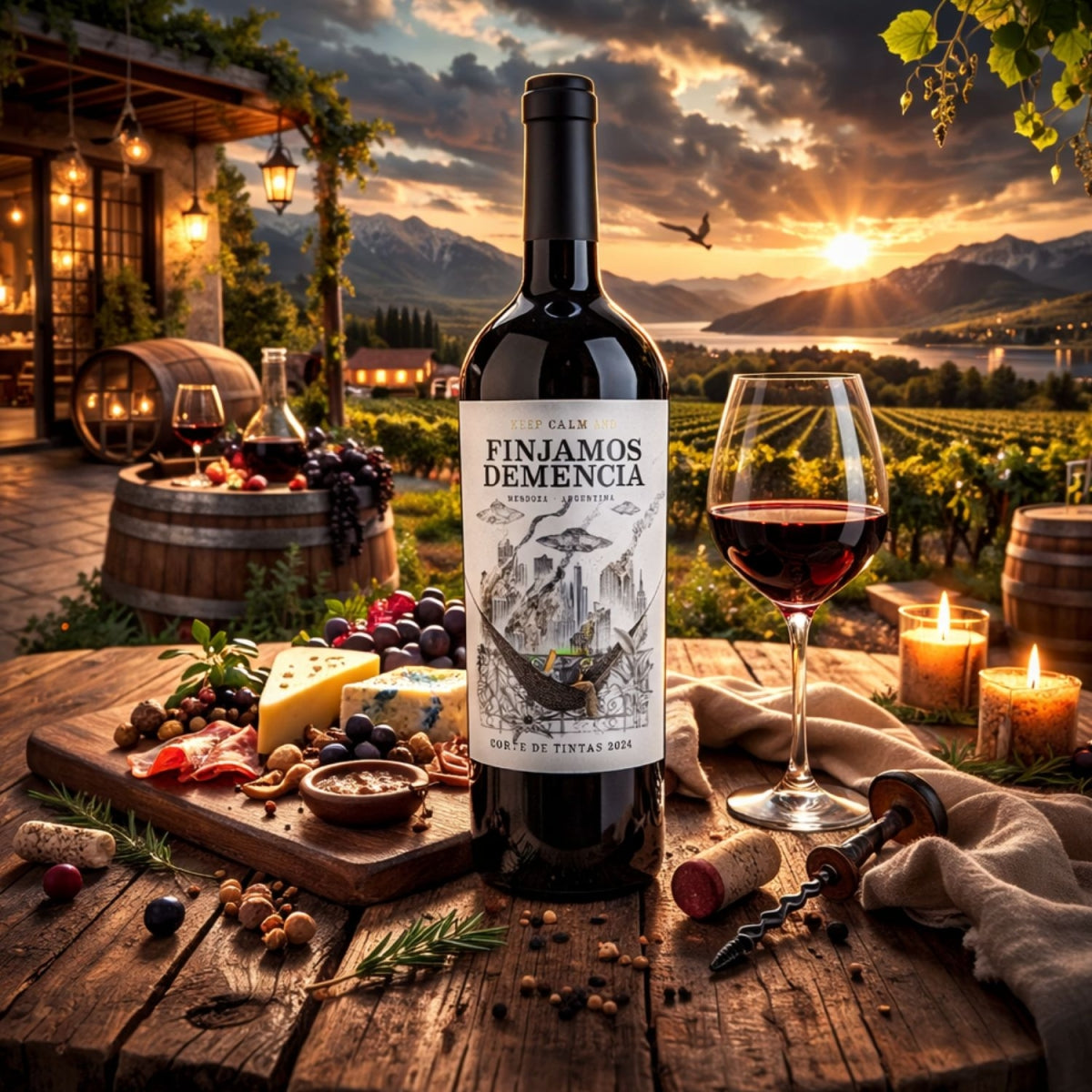 Vinho Tinto Finjamos Demencia Corte De Tintas 750ml