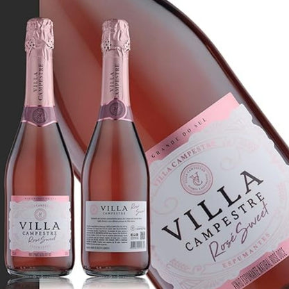 Espumante Rose Sweet Doce Villa Campestre 650 Ml