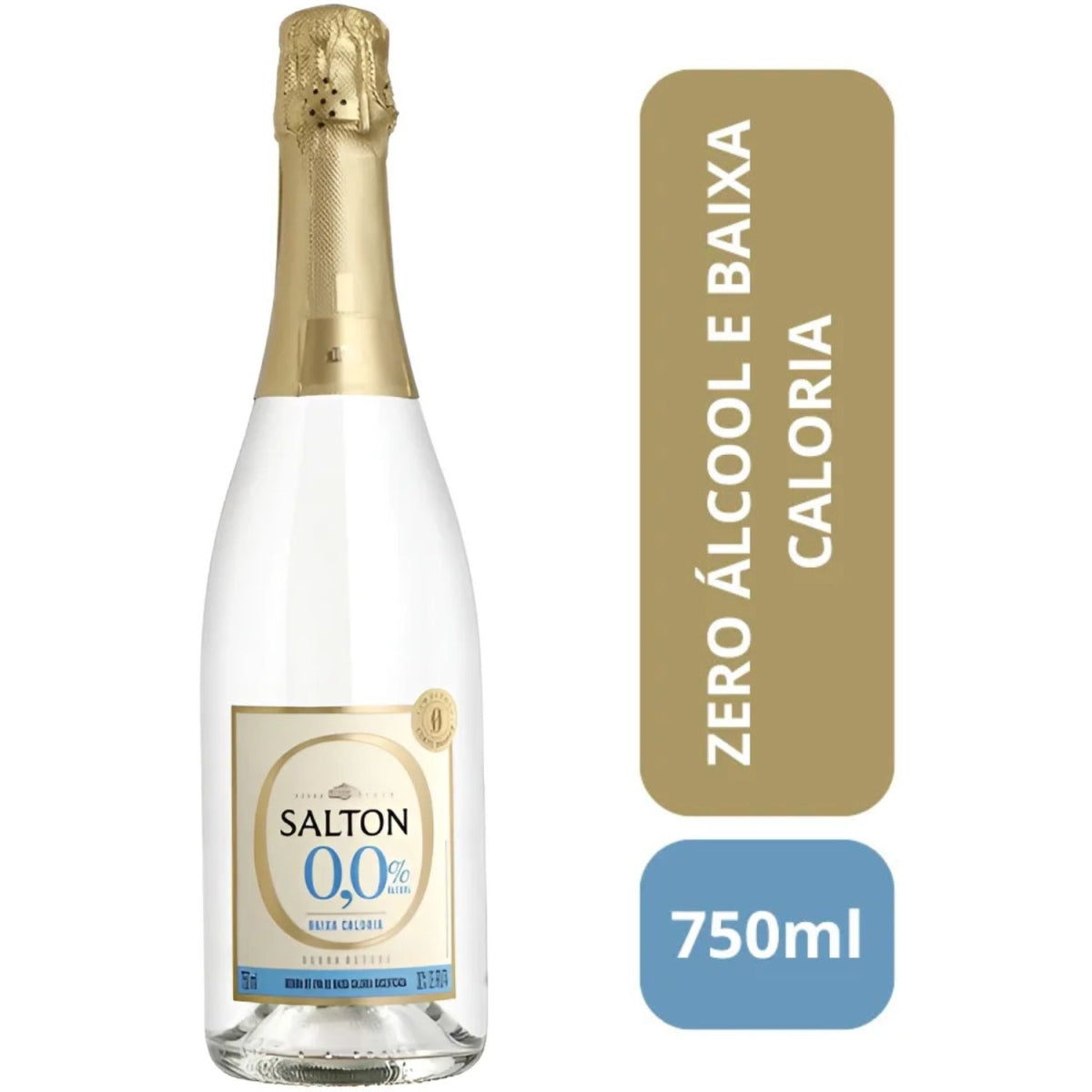 Espumante Salton Zero Alcool Branco Baixa Caloria 750ml