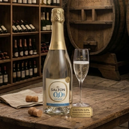 Espumante Salton Zero Alcool Branco Baixa Caloria 750ml