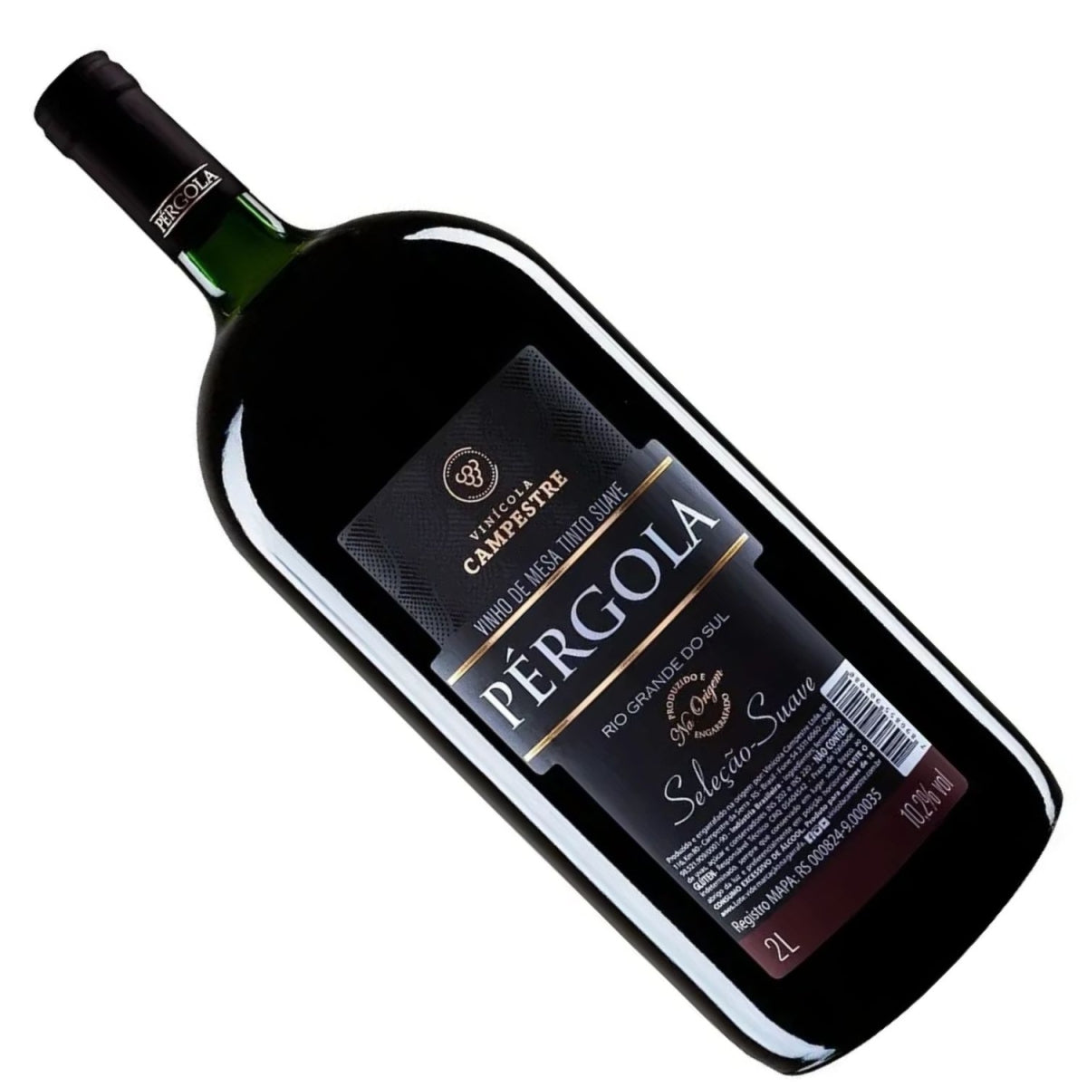Vinho Tinto Suave Selecao Pergola 2 Litros Nacional