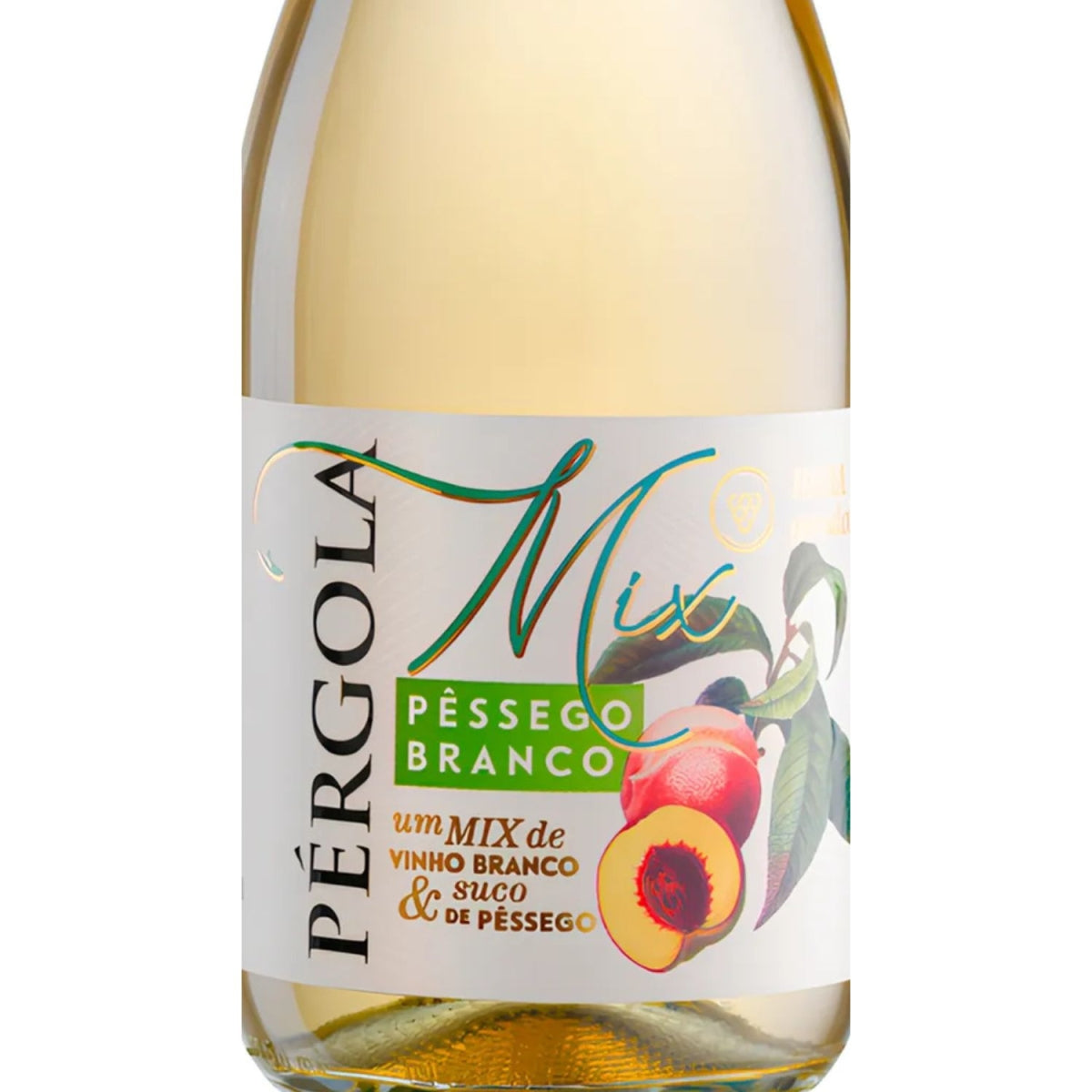 Cooler De Pessego Com Vinho Branco Pergola Garrafa 750ml