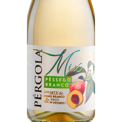 Cooler De Pessego Com Vinho Branco Pergola Garrafa 750ml