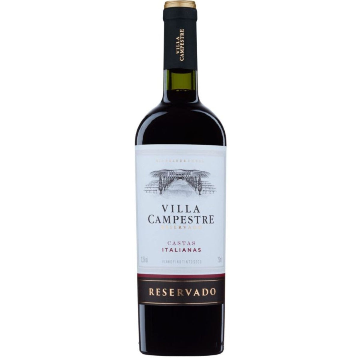 Vinho Villa Campestre Castas Italianas Reservado 750ml