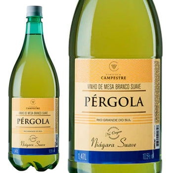 Vinho Nacional Pergola Niagara Branco Suave 1470ml