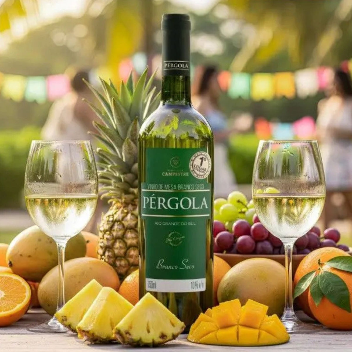 Vinho de Mesa Pergola Branco Seco Selecao 750ML