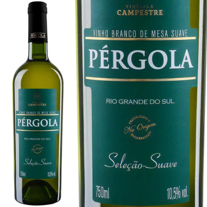 Vinho Nacional Branco De Mesa Suave Selecao Pergola 750ml