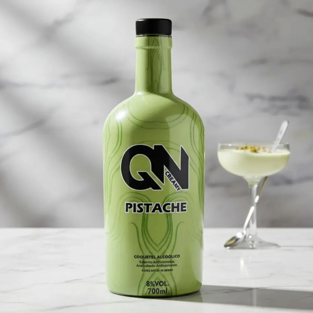 Licor Cremoso QN Pistache Cream Garrafa Original 700ml