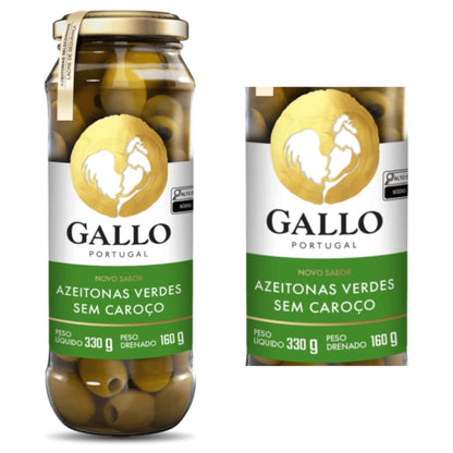Azeitona Gallo Verde Sem Caroço 160g