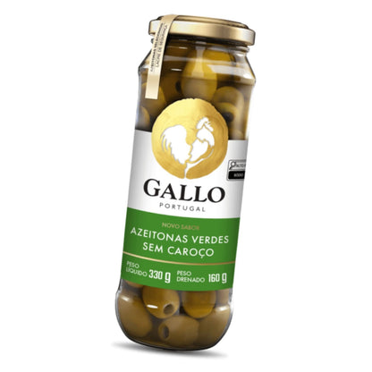 Azeitona Gallo Verde Sem Caroço 160g