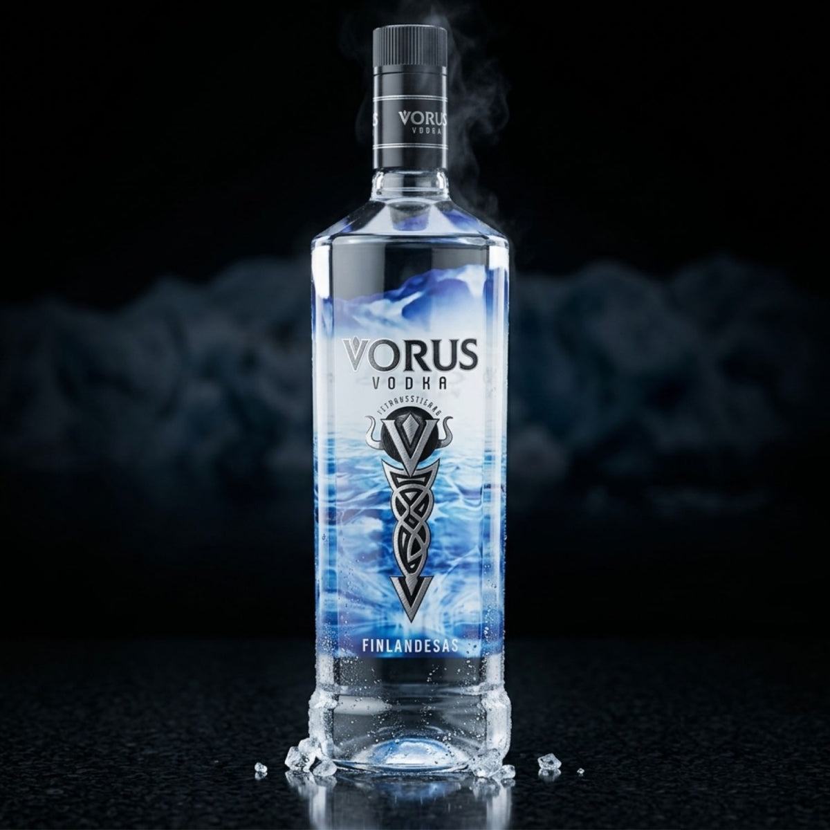 Vodka Tetra Destilada Vorus Tradicional Garrafa 1L