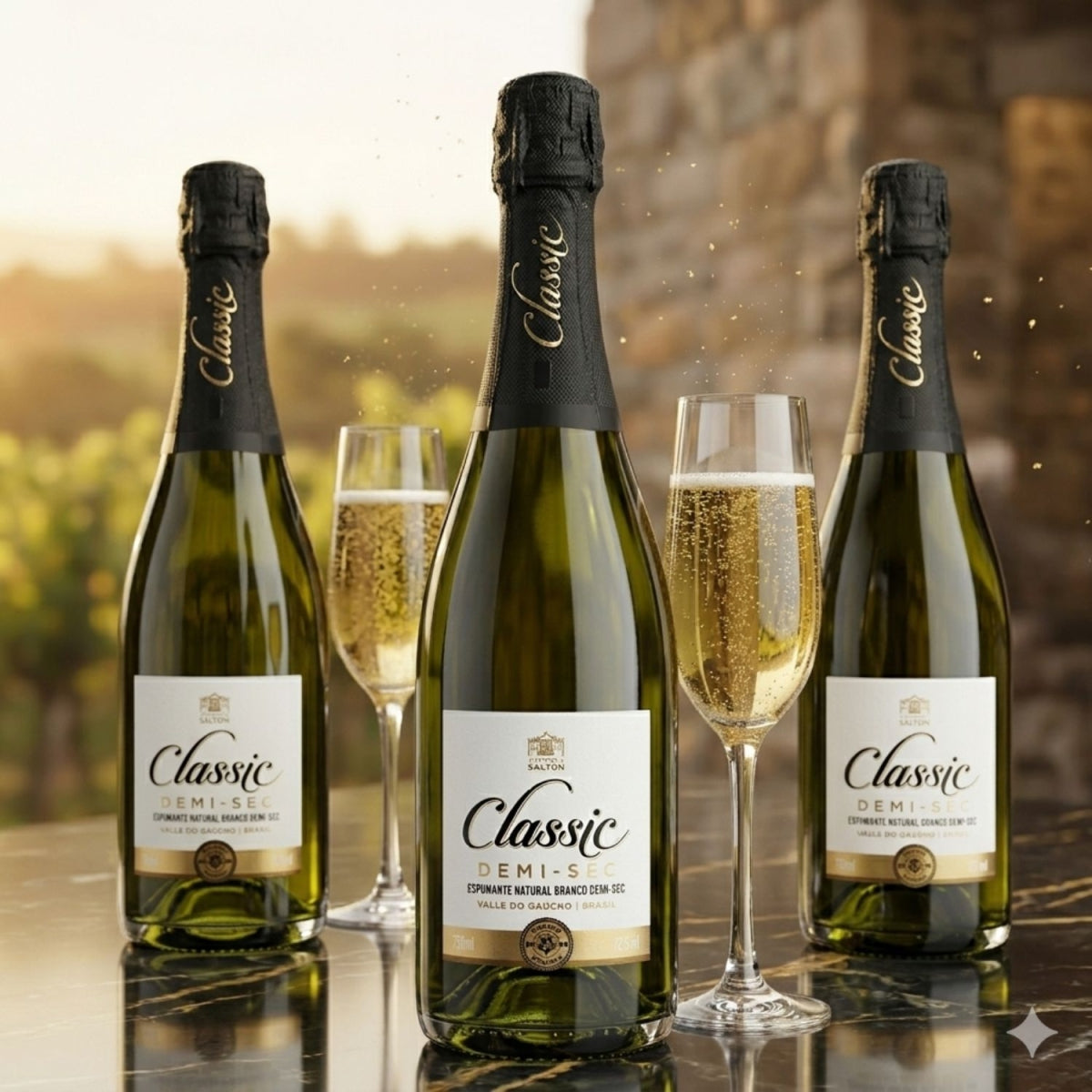Espumante Classic Demi - Sec Salton 750 ML