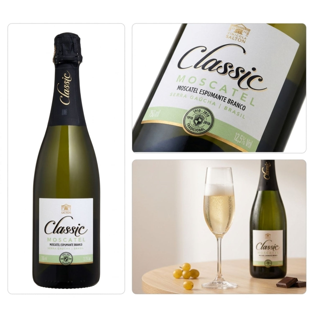 Espumante Classic Moscatel Salton 750 Ml