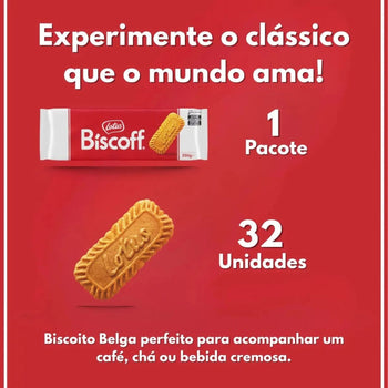 Biscoito Bolacha Caramelizado Lotus Biscoff Pacote 250G