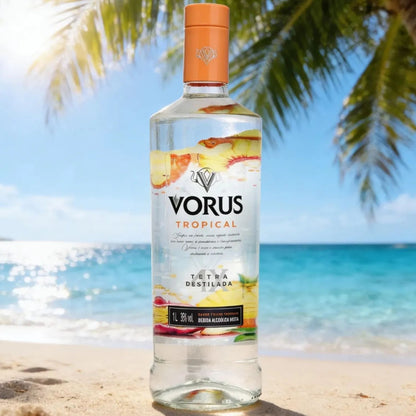Vodka Vorus Tropical Tetra Destilada 1 Litro
