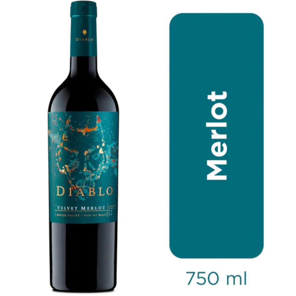 Vinho Tinto Chileno Diablo Velvet Merlot 750 ML