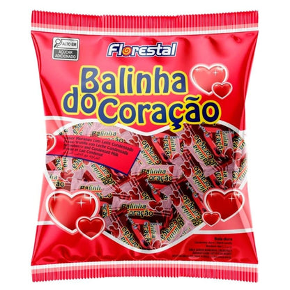 Balinha Do Corac Morango 48 Unidades De 48G