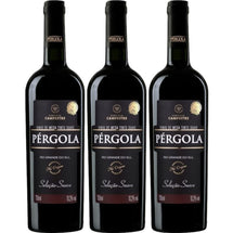 Kit 3 Vinho Tinto Suave Selecao Pergola Garrafa 750ml