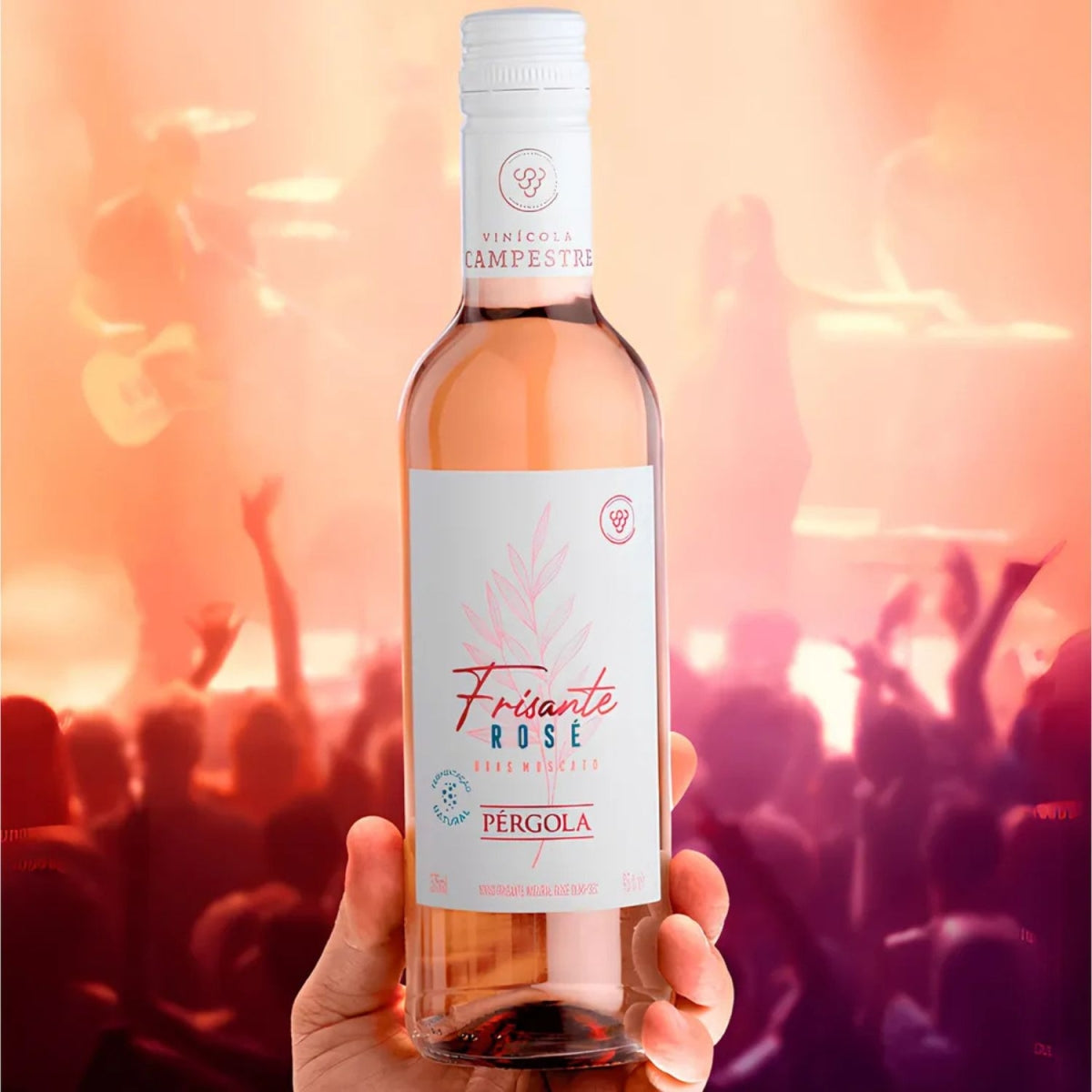 Vinho Pergola Frisante Demi Sec Rose 375mL