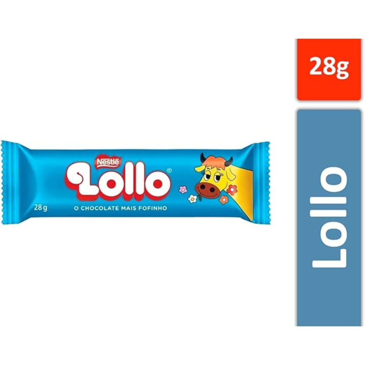 Chocolate Lollo Nestle Caixa com 30 unidades de 28g