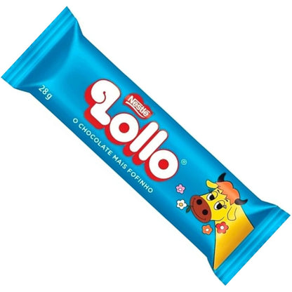 Chocolate Lollo Nestle Caixa com 30 unidades de 28g