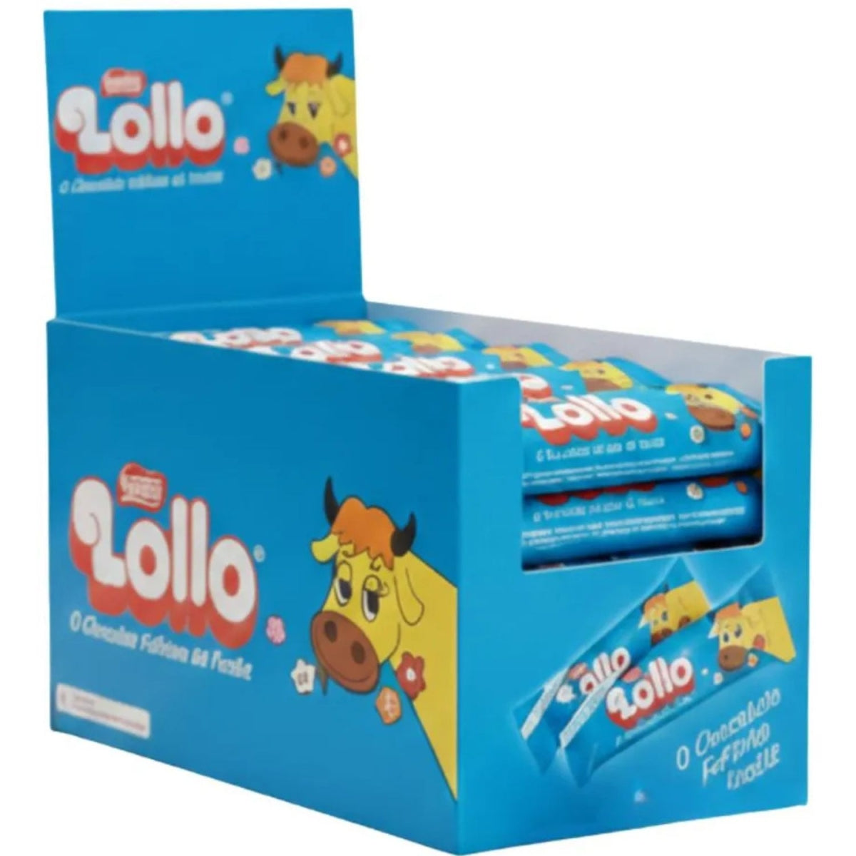Chocolate Lollo Nestle Caixa com 30 unidades de 28g