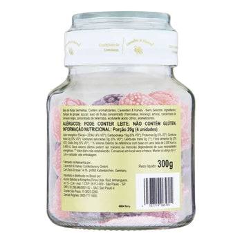 Caramelo Cavendish e Harvey Frutas Vermelhas S Glúten 300 G