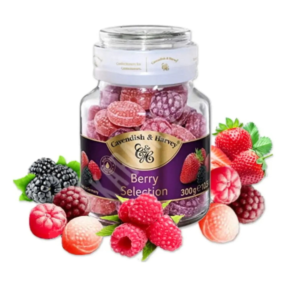 Caramelo Cavendish e Harvey Frutas Vermelhas S Gluten 300 G