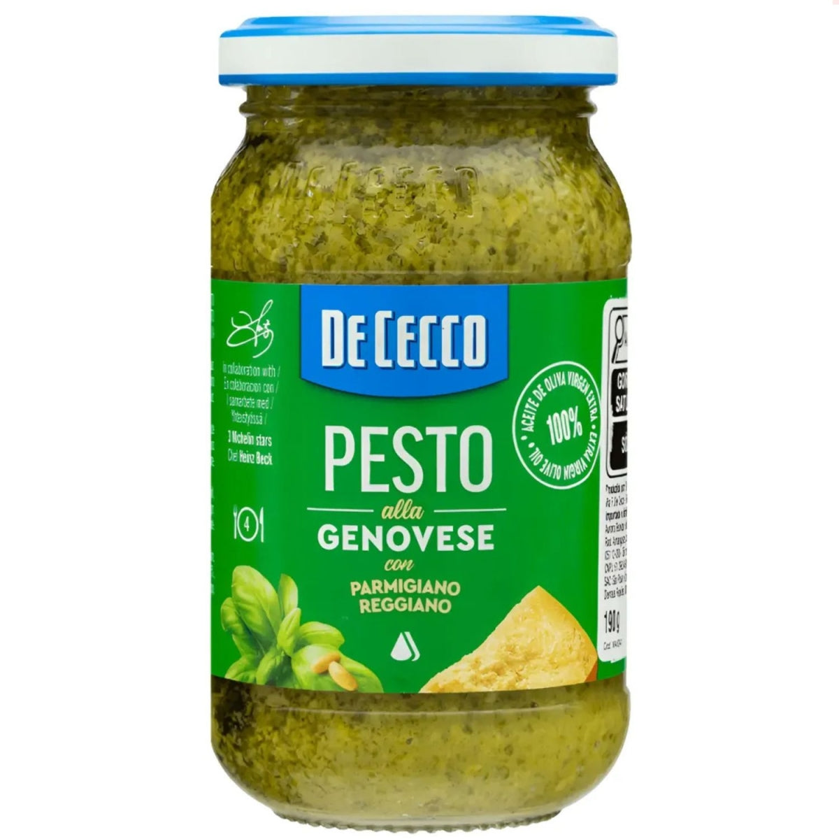 Molho Pesto alla Genovese Italiano De Cecco 190g