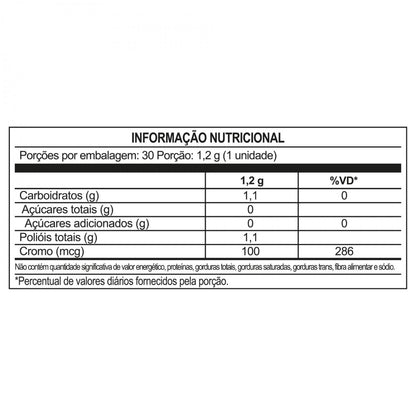 Suplemento Picolinato de Cromo Flofarma Menta 36g Pack C/6Un