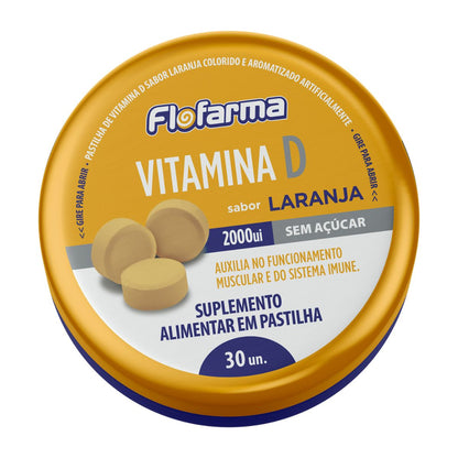 Suplemento Flofarma Vitamina D 2000ui 36g Pack C/6 und