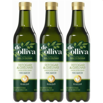 Kit 3 Oleo Composto Gallo Tipo Unico Refogar e Grelhar 500ml
